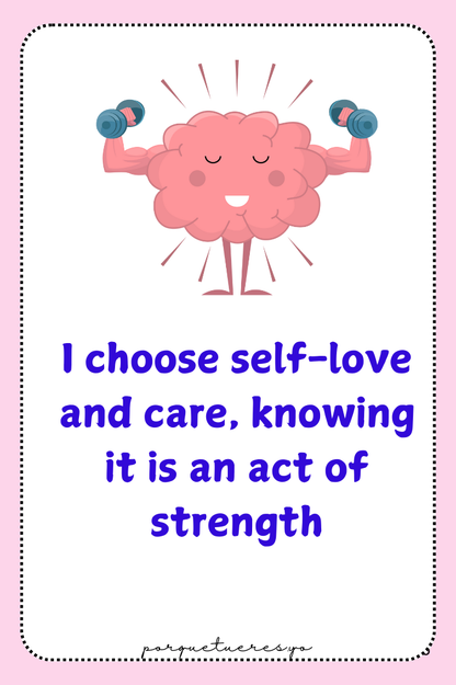 100 Self Love Affirmations Deck Digital Download | Printable Daily Affirmations for Confidence, Self-Worth, & Positivity | Instant PDF